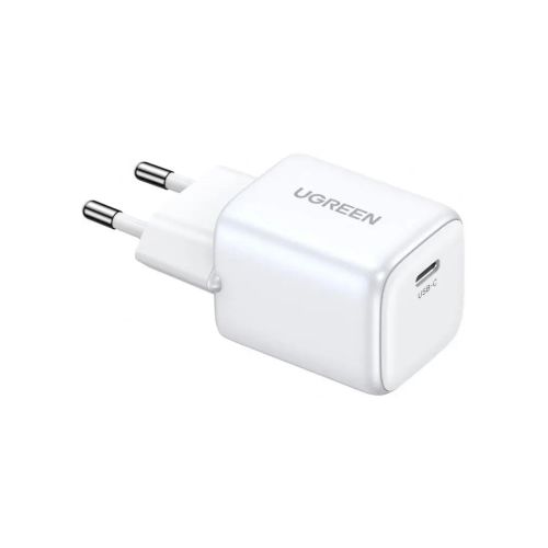 Зарядное устройство Ugreen USB-C PD20W GaN CD318 white (15324) Зарядное устройство Ugreen USB-C PD20W GaN CD318 white (15324)