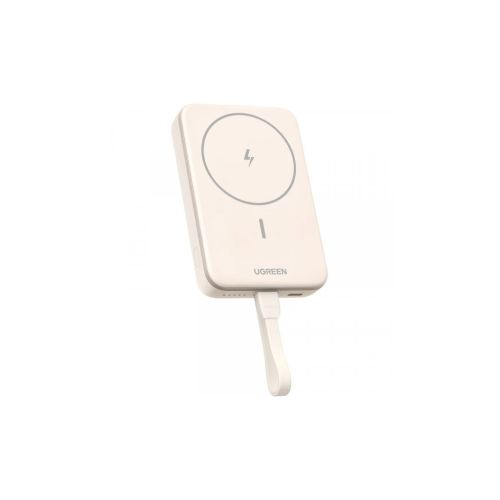 Батарея универсальная Ugreen 10000mAh 20W Magnetic Wireless Build-in USB-C Cable (PB760) (35341B)