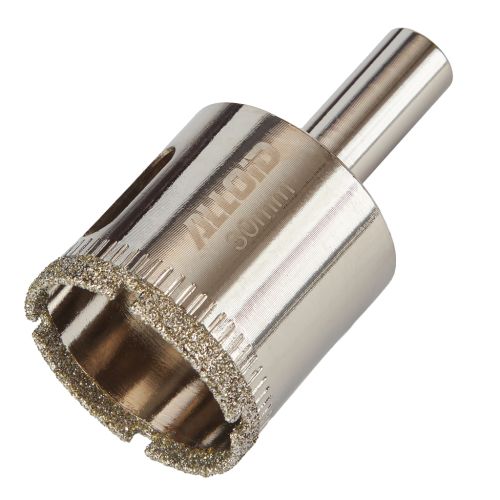 Сверло Alloid Base, корончате, алмазне, по склу та кераміці, 30мм (GS-50030)
