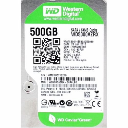 Жесткий диск 3.5  500Gb WD (WD5000AZRX)