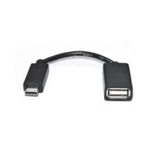 Дата кабель OTG USB 2.0 AF to Type-C 0.1m REAL-EL (EL123500030)