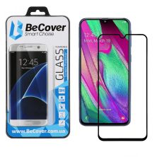 Стекло защитное BeCover Samsung Galaxy A40 SM-A405 Black (703802)