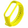 Ремешок для фитнес браслета BeCover Silicone для Xiaomi Mi Band 3/4 Yellow (704130) - Изображение 1