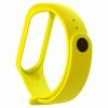 Ремешок для фитнес браслета BeCover Silicone для Xiaomi Mi Band 3/4 Yellow (704130) - Изображение 2