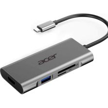Порт-репликатор Acer 7in1 Type C dongle 1 x HDMI, 3 x USB3.2, 1 x SD/TF, 1 x PD (HP.DSCAB.008)