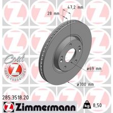 Тормозной диск ZIMMERMANN 285.3518.20