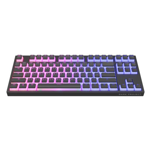Клавиатура Dark Project KD87A PBT Mechanical Gateron Cap Teal Black (DP-KD-87A-007700-GTC)