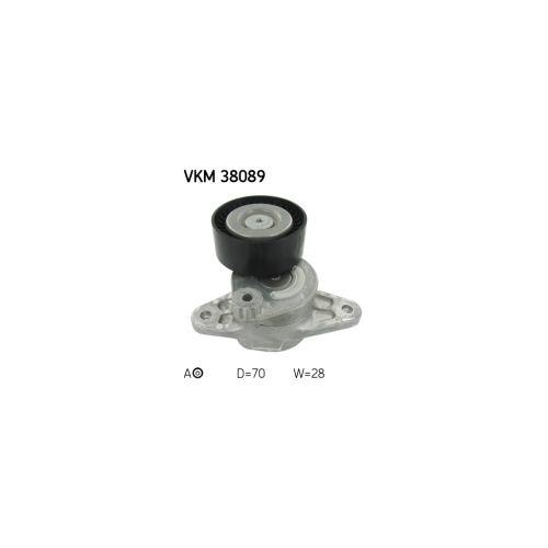 Натяжитель ремня с роликом SKF VKM 38089