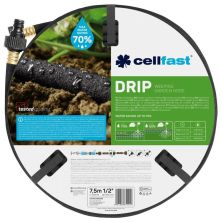 Шланг для поливу Cellfast DRIP для краплинного поливу, 1/2', 15м (19-002)