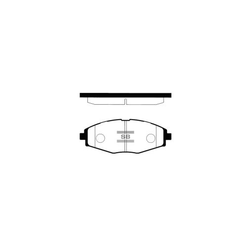 Тормозные колодки HI-Q SP1086