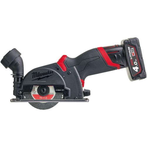 Дисковая пила Milwaukee M12 FCOT-422X FUEL 4Ah, 2Ah (4933464619)