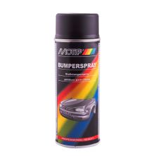 Аэрозольная краска для автомобиля Motip для бампера черная 400мл (4073)