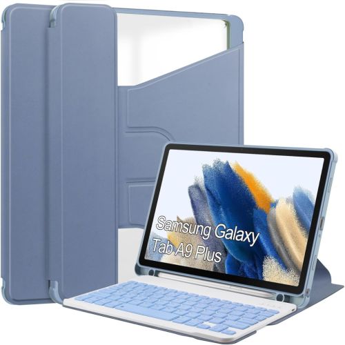 Чохол до планшета BeCover Keyboard 360° Rotatable Samsung Tab A9 Plus SM-X210/SM-X215/SM-X216 11.0 Purple (710334)