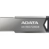 USB флеш накопичувач ADATA 128GB UV350 Metallic USB 3.1 (AUV350-128G-RBK) - Зображення 1