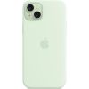 Чехол для мобильного телефона Apple iPhone 15 Plus Silicone Case with MagSafe - Soft Mint,Model A3124 (MWNG3ZM/A) - Изображение 1