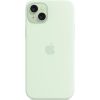 Чохол до мобільного телефона Apple iPhone 15 Plus Silicone Case with MagSafe - Soft Mint,Model A3124 (MWNG3ZM/A) - Зображення 1