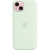 Чохол до мобільного телефона Apple iPhone 15 Plus Silicone Case with MagSafe - Soft Mint,Model A3124 (MWNG3ZM/A) - Зображення 2