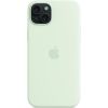 Чехол для мобильного телефона Apple iPhone 15 Plus Silicone Case with MagSafe - Soft Mint,Model A3124 (MWNG3ZM/A) - Изображение 3
