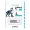 USB флеш накопичувач Wibrand 4GB Irbis Silver USB 2.0 (WI2.0/IR4U3S) - Зображення 1