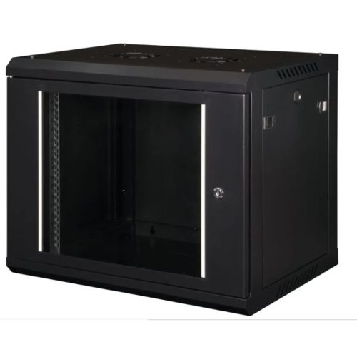 Шафа настінна Hypernet 15U 19 600x600 ProLine (PL-WMNC66-15U-BLACK)