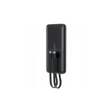 Батарея універсальна Choetech 10000mAh 22,5W, MicroUSB, USB-A, USB-C, build-in USB-C/Lightning cable (B654-BK)