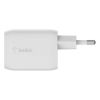 Зарядное устройство Belkin 65W 2хUSB-С GAN PD PPS white (WCH013VFWH) - Изображение 2