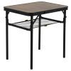 Туристичний стіл Bo-Camp Garland 60x45 cm Black/Wood look (1404195) (DAS303266) - Зображення 1
