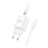 Зарядний пристрій HOCO C148A Charm USB-C PD30W + cable USB-C to Lightning White (6942007630313) - Зображення 2
