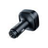 Зарядное устройство Acefast B5 Car Charger 2xUSB-C + 1xUSB-A 101W OLED smart display Metal Black (6974316281436) - Изображение 1