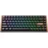 Клавіатура Keychron K2HE Gateron Double-Rail Magnetic Nebula Hot-swap QMK Wireless/Bluetooth/USB-А UA Wood/Black (K2H-F1-UA) - Зображення 1