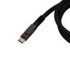 Дата кабель USB-C + USB A to USB-C 1.0m Double-Sleeved Geek black Keychron (CAB21_KEYCHRON) - Зображення 1