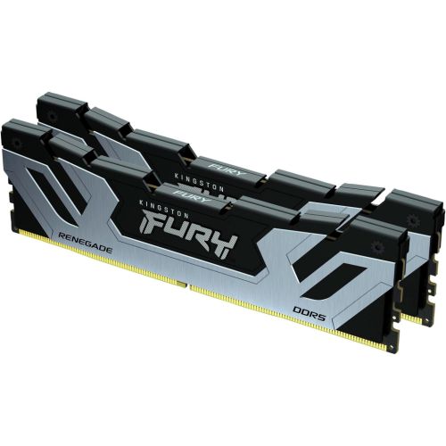 Модуль памяти для компьютера DDR5 48GB (2x24GB) 8800 MHz Renegade Black/Silver Kingston Fury (ex.HyperX) (KF588CU42RSK2-48)