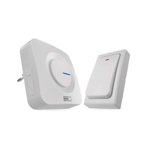 Дверной звонок беспроводной P5729 питание от сети 220В с кнопкой BATTERY-FREE EMOS (P5729)