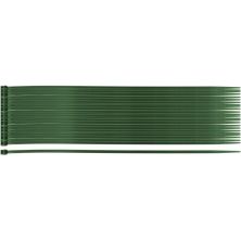 Стяжка Neo Tools 50шт, пластик, 2.5х200мм, зелена (15-977)
