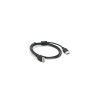 Дата кабель USB 2.0 AM/AF 1.0m ferrite black Voltronic (YT-AM/AF-1.0B) - Изображение 1