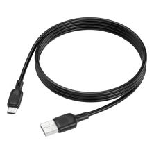 Дата кабель USB 2.0 AM to USB-C 1.0m 60W silicone black BOROFONE (6941991115455) Дата кабель USB 2.0 AM to USB-C 1.0m 60W silicone black BOROFONE (6941991115455)