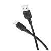 Дата кабель USB 2.0 AM to USB-C 1.0m 60W silicone black BOROFONE (6941991115455) - Изображение 2