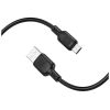 Дата кабель USB 2.0 AM to USB-C 1.0m 60W silicone black BOROFONE (6941991115455) - Изображение 3