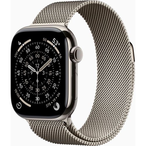 Смарт-часы Apple Watch Series 11 GPS + Cellular 42mm Natural Titanium Case with Natural Milanese Loop (MF8P4RK/A)