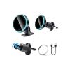 Універсальний автотримач Essager Element magnetic wireless charging car bracket outlet+paste mode (EZJCX-YS01-Z) - Зображення 2