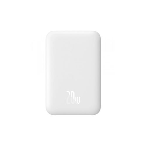 Батарея універсальна Baseus Magnetic Wireless Mini Air 6000mAh 20W PD, QC, Qi-15W, White (6932172641429)