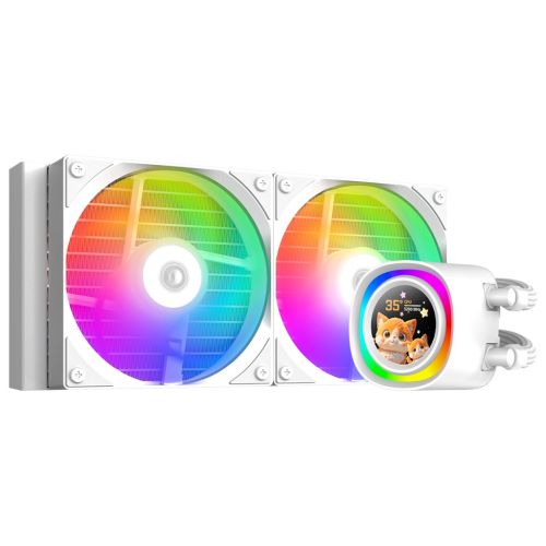 Система жидкостного охлаждения ID-Cooling FX240 LCD WHITE