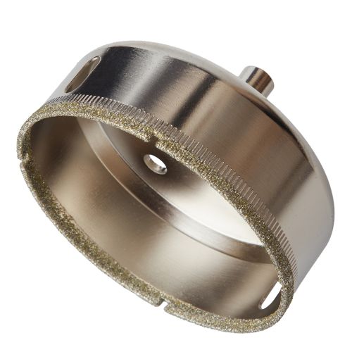 Сверло Alloid Base, корончате, алмазне, по склу та кераміці, 80мм (GS-50080)