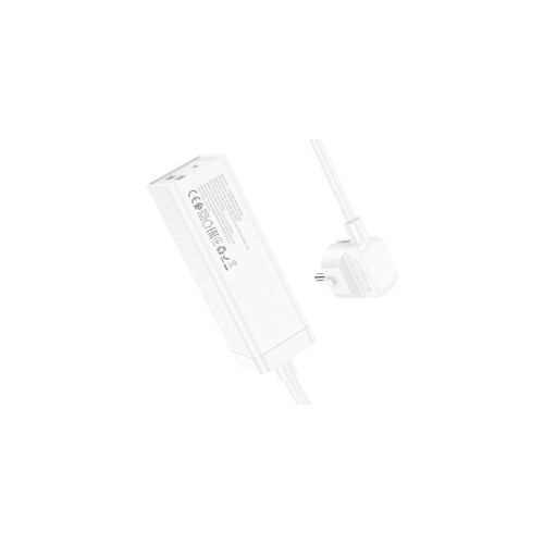 Сетевой фильтр питания HOCO AC9A 1 роз, 2 USB,USB-C, 30W, 1,5м, White (AC9AW)