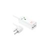 Сетевой фильтр питания HOCO AC9A 1 роз, 2 USB,USB-C, 30W, 1,5м, White (AC9AW) - Изображение 1