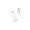 Сетевой фильтр питания HOCO AC9A 1 роз, 2 USB,USB-C, 30W, 1,5м, White (AC9AW) - Изображение 2
