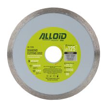 Круг відрізний Alloid алмазний, з суцільною кромкою, 125мм (DS-7125K)