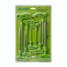 Ключ Alloid вигнутий TORX, 9шт. (NTR-0912)