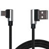 Дата кабель USB 2.0 AM to Type-C 1.0m Premium black REAL-EL (EL123500032) - Зображення 1