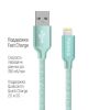 Дата кабель USB 2.0 AM to Lightning 2.0m mint ColorWay (CW-CBUL007-MT) - Изображение 2